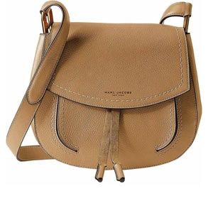 Marc Jacobs H102L01SP21 Ice Coffee Women's Leather Saddle Bag